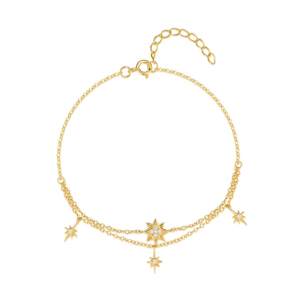 Aide 925 Silver Beaded Pearl Adjustable Versatile Bracelet For Women Gold Ins Bracelet Fine Jewelry Party Gift