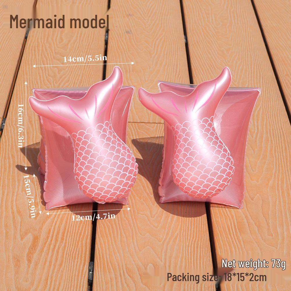 

PVC Inflatable Swimming Water Wings with Double Airbag Buoyancy - Cartoon Design Arm Bands