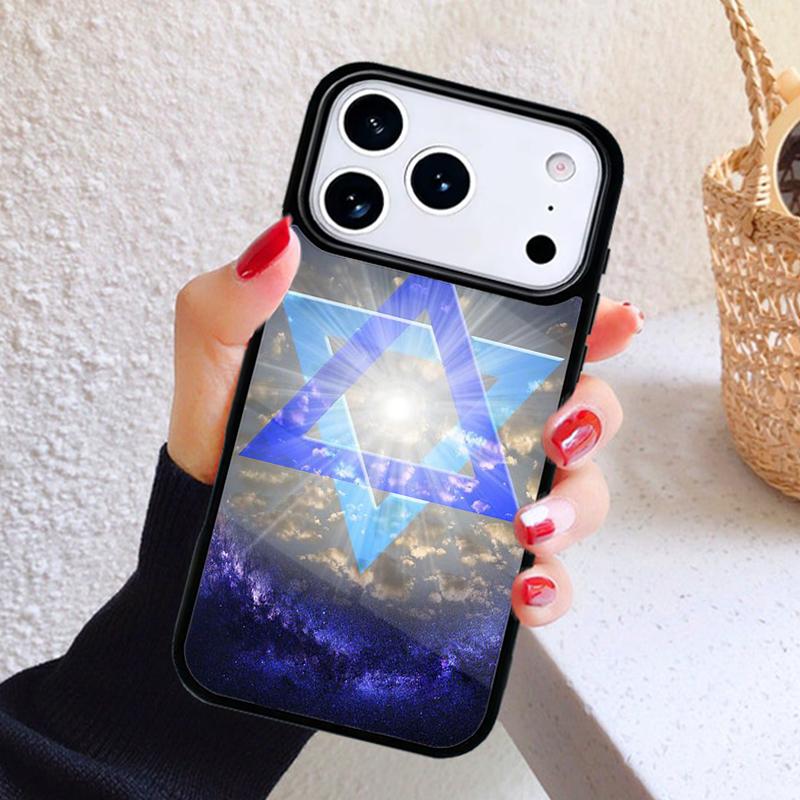 David Jewish Star Symbol Style Phone Case For iPhone 17 Air 16 15 14 13 12 11 Pro Max Plus