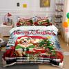 Dog, Cat, Christmas Tree. Bedding Sets Duvet Cover Sets Duvet Covers Pillowcases(1 * Duvet Cover 2 * Pillowcases Without Duvet Insert)