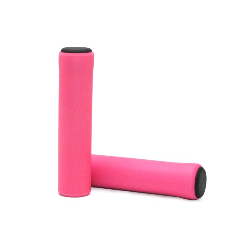 2pcs Bike Handle Bars Silicone Sponge Grips Soft Anti-skid Shock-absorbing Road Bicycle Scooter Handlebar Cycling Accessories