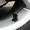 4Pcs Car Styling Wheel Tyre Valve Cap Metal Cover For Volkswagen VW R Caddy GTI Lavida 4MOTION GTD Touran Polo Rline Tiguan Bora Zk9