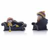 Jewelry Box Organizer Sofa Shaped Small Jewelry Rings Boxes Earrings Necklace Portable Storage Box Velvet Material