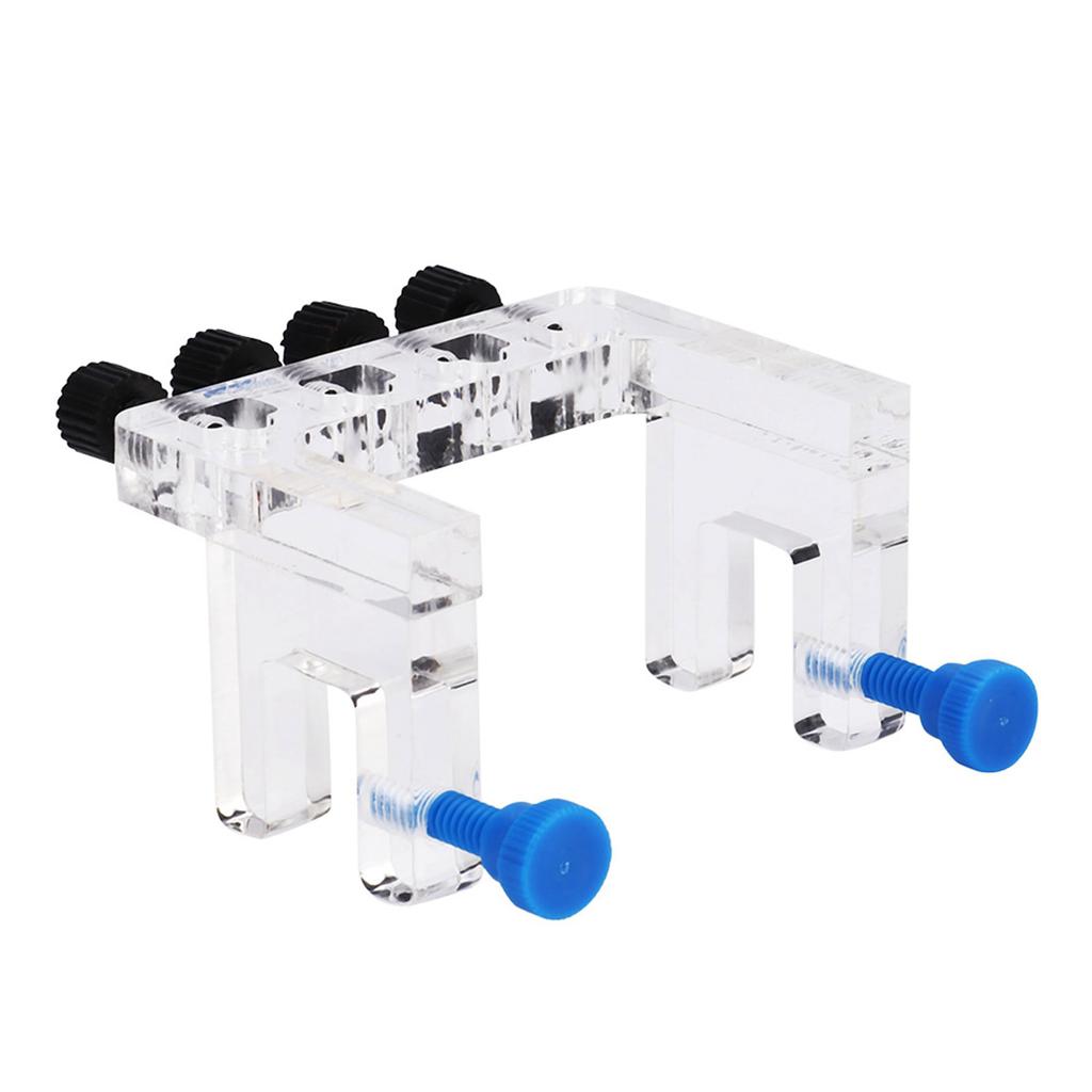 Akryl akvarium myk rørfesteholder for å holde doseringspumpe myk slange