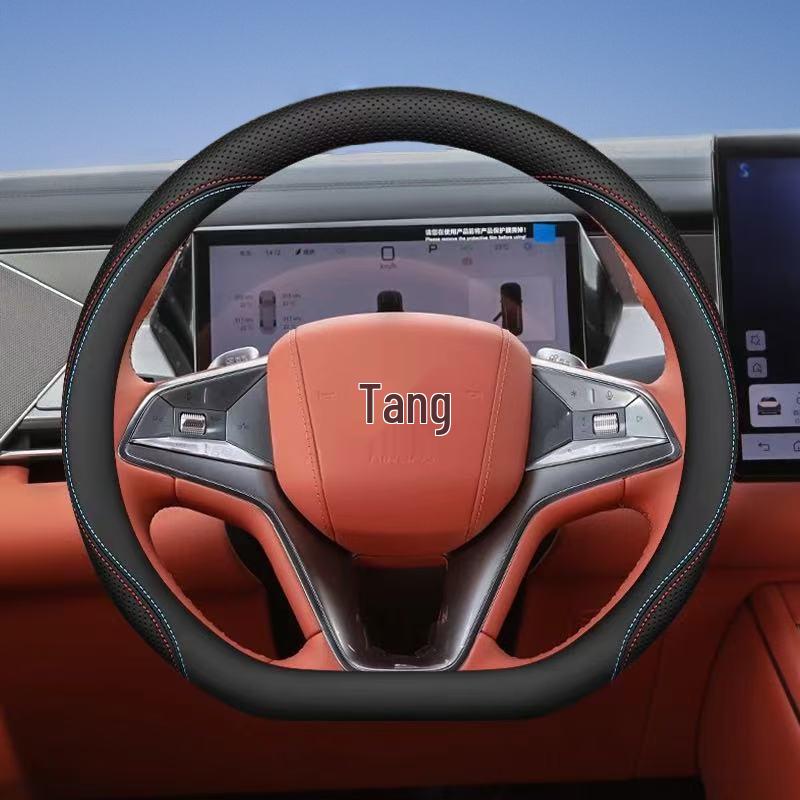 Husa Volan BYD Tang L: Piele Nappa, Anti-Alunecare, Accesoriu Interior DMI