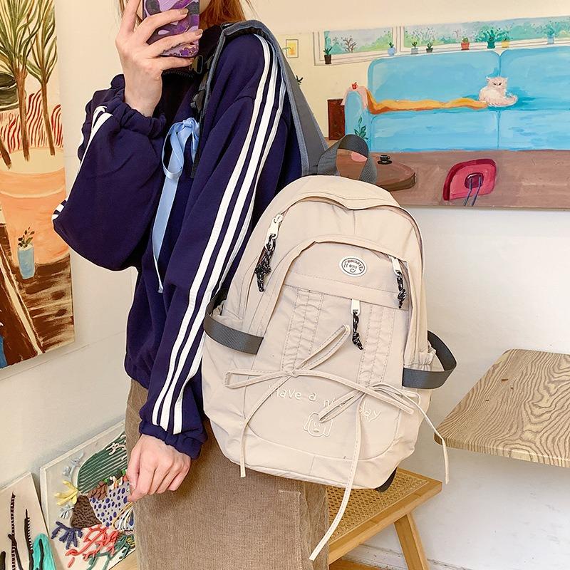 Large-capacity Student Schoolbag, Lightweight and Versatile New College Style Travel Backpack