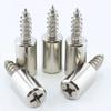 10-120pcs Self-Tapping Screws Wardrobes Storage Rack Septum Screws Shelf Support Studs Layer Plates Holder Fixed Screws