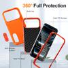 3IN1 Hybrid Military Anti-Shock Phone Case for IPhone 17 17Pro 17 Air 17 Pro Max Heavy Duty Shockproof Armor Kickstand Cover
