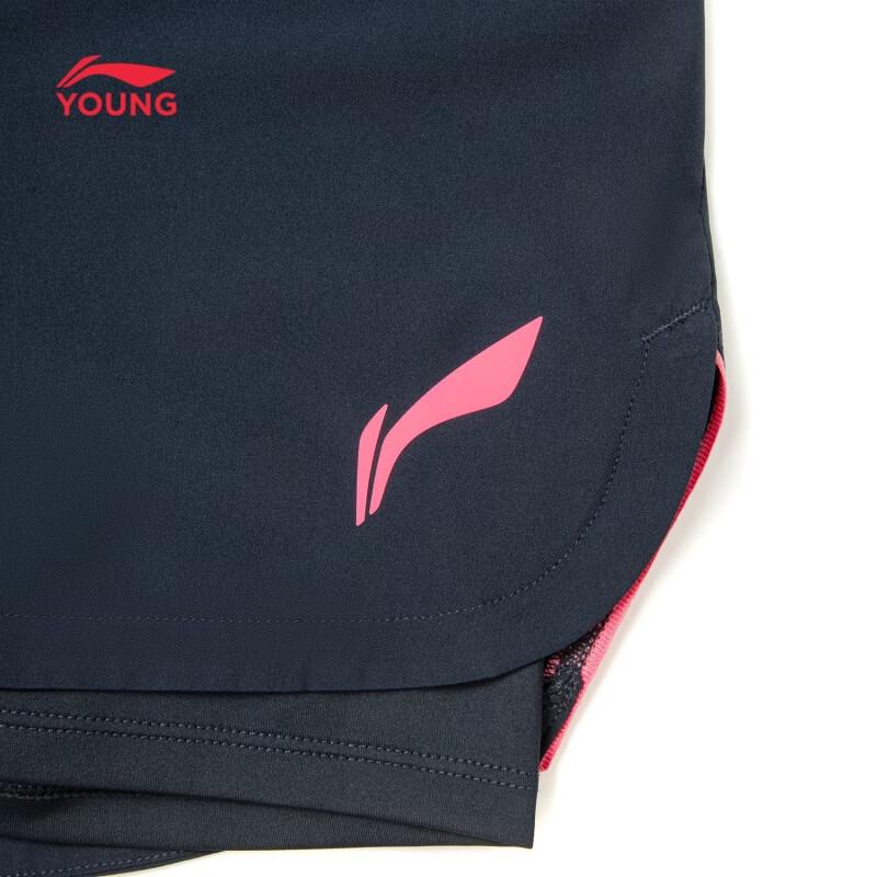 Li-Ning Girls' Quick-Dry Athletic Shorts
