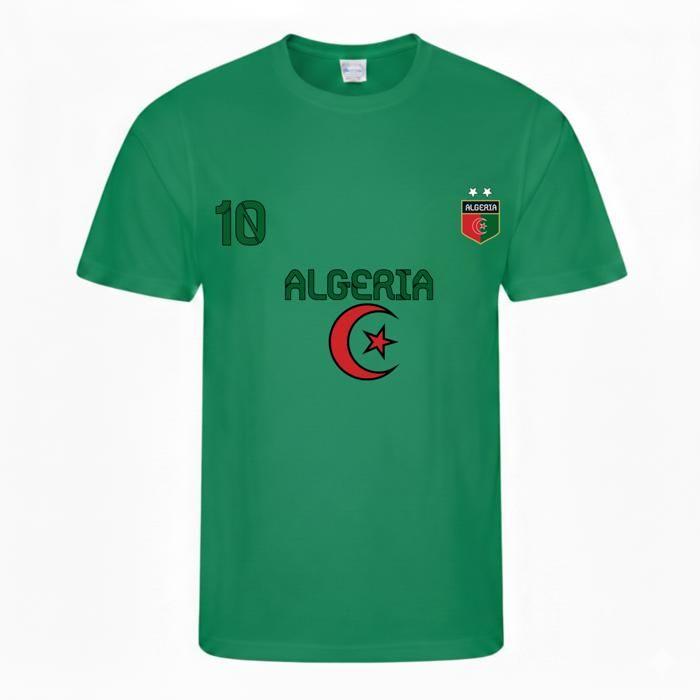 Maillot de foot - NPZ - Algérie - Enfant - Vert - 100% polyester - Manches courtes
