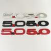 3D Metal 5.0 Logo Car Rear Trunk Body Decals Fender Emblem Badge Sticker For Mustang GT GT50 2021 2020 2019 2018