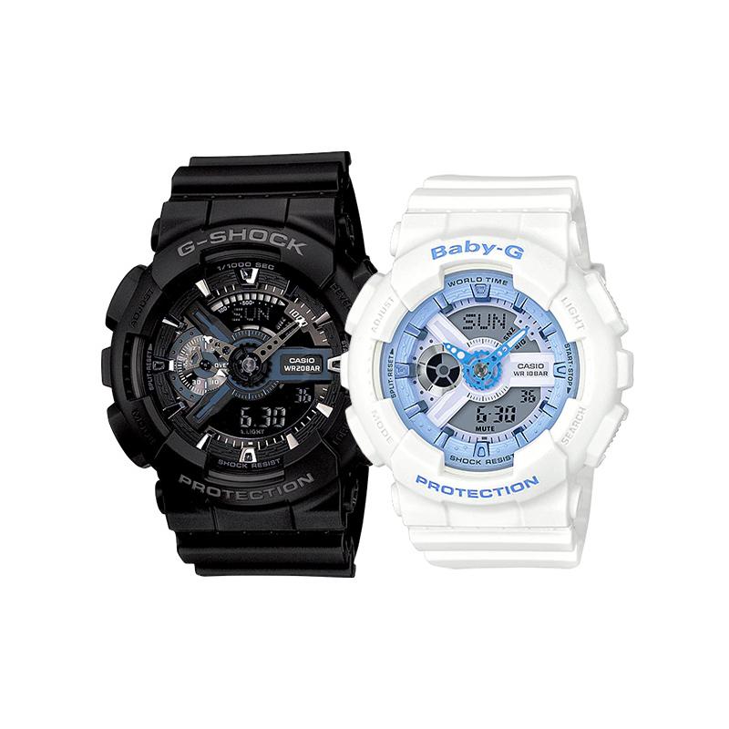 

Casio watch series-GABA Black Warrior couple watch waterproof movement quartz movement plastic strap Japanese and Korean watch GA-110-1BDRBA-110BE-7A чорний