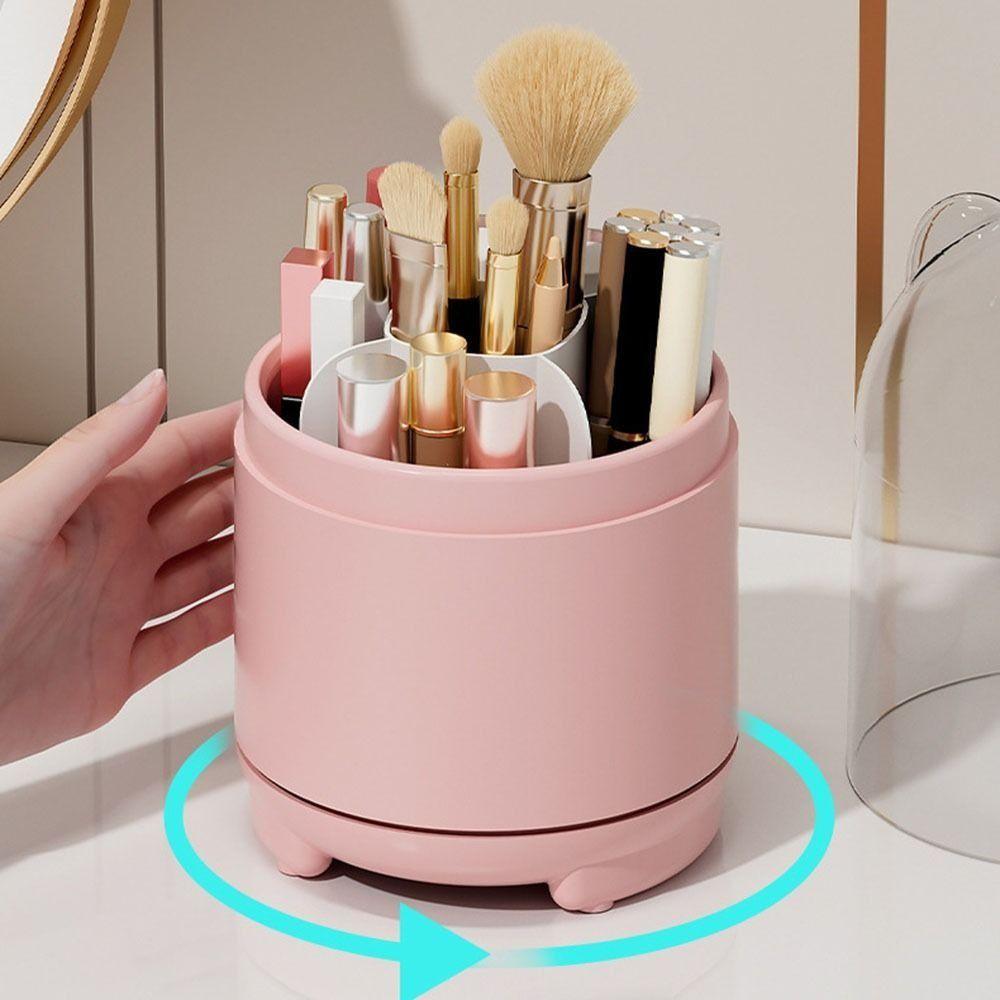 Transparent Makeup Brush Holder with Cover Luxury Cosmetics Storage Box Eye Shadow