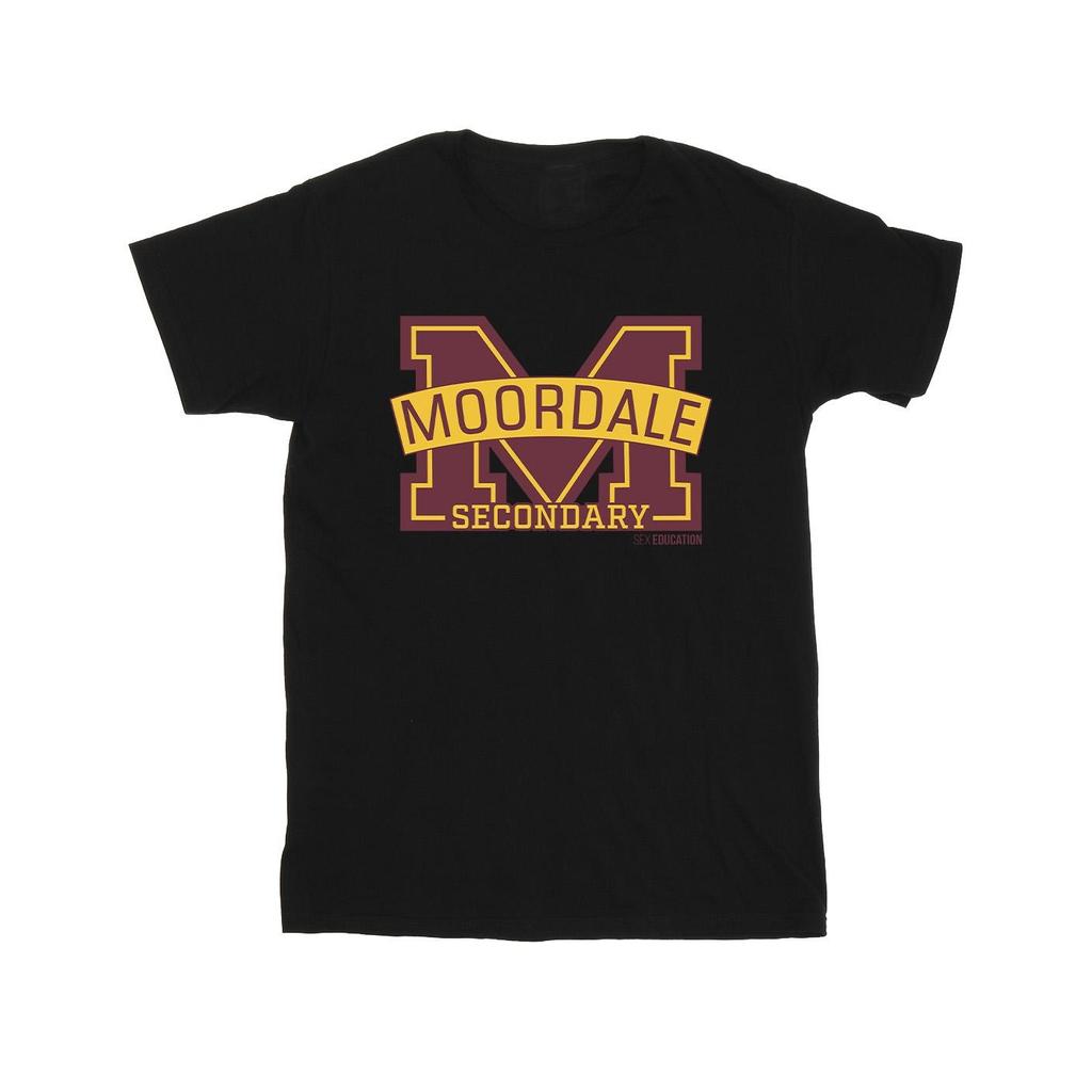 Netflix Mens Sex Education Moordale M Logo 2 T-Shirt