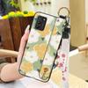 Lanyard Soft case Phone Case For Nokia G100 Oil Painting Waterproof Anti-dust Wristband Shockproof Durable Kickstand