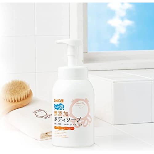 Additive-free Body Soap with Soap Bubbles, Plenty of Foam, 570mL, Easy To Wash Your Hands