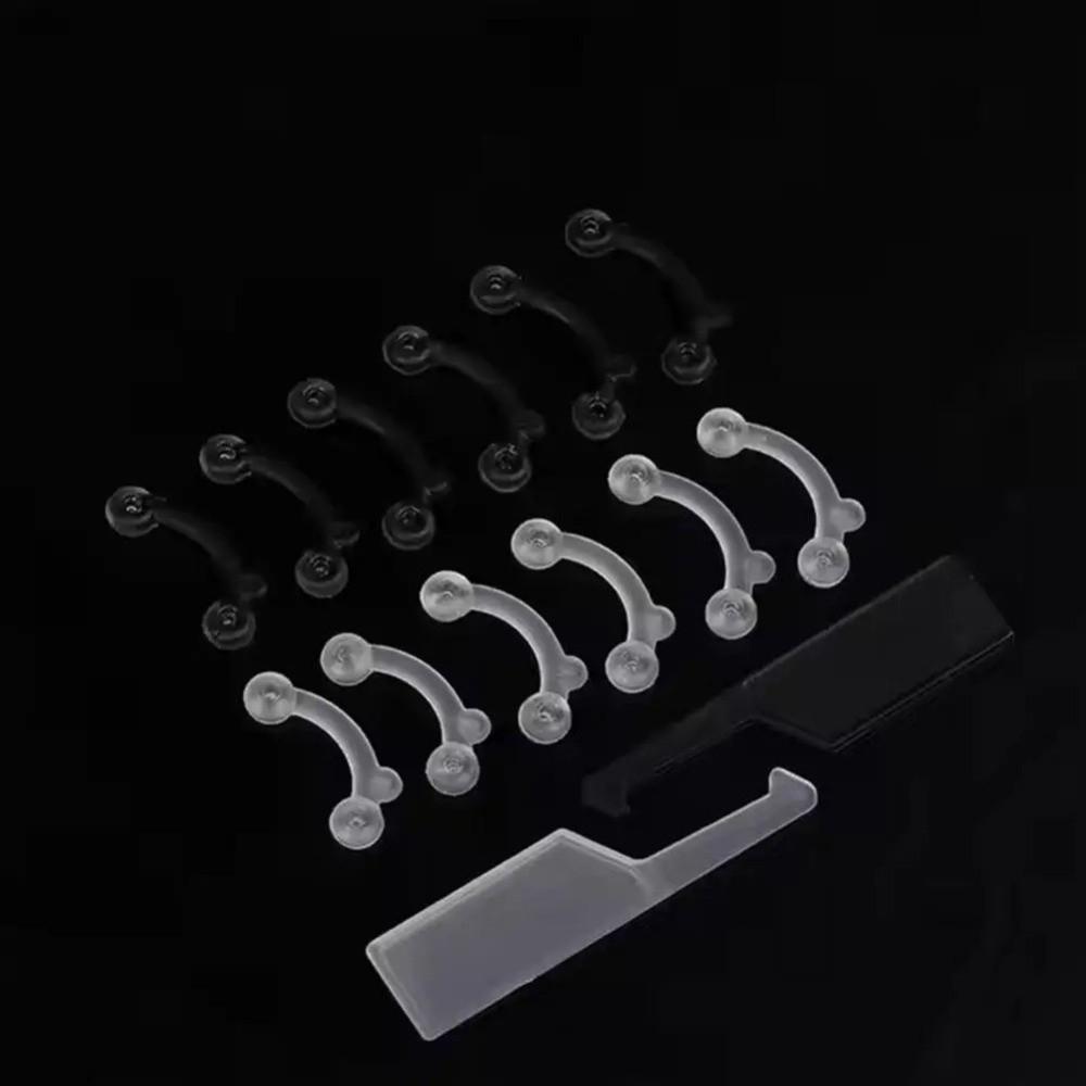 Invisible Nose Shaper 3 Size Pain Free Nose Straightener Acrylic Soft Nasal Bridge Straightener for Adults Teens Beauty Tools