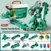 Children's Magnetic Transforming Robot Building Blocks Toy Set