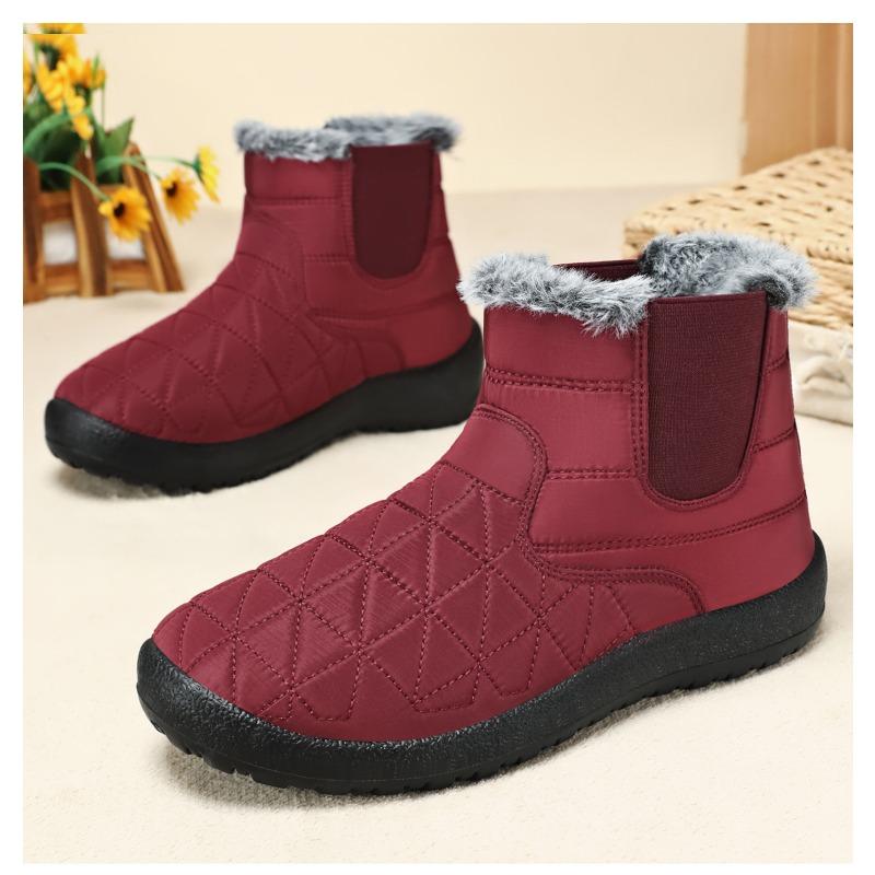 Cotton Shoes, Women's Fleece, Thickened Boots, High-top Soft-soled Snow Boots, Cold-proof and Warm Women's Boots, Comfortable Cotton Boots