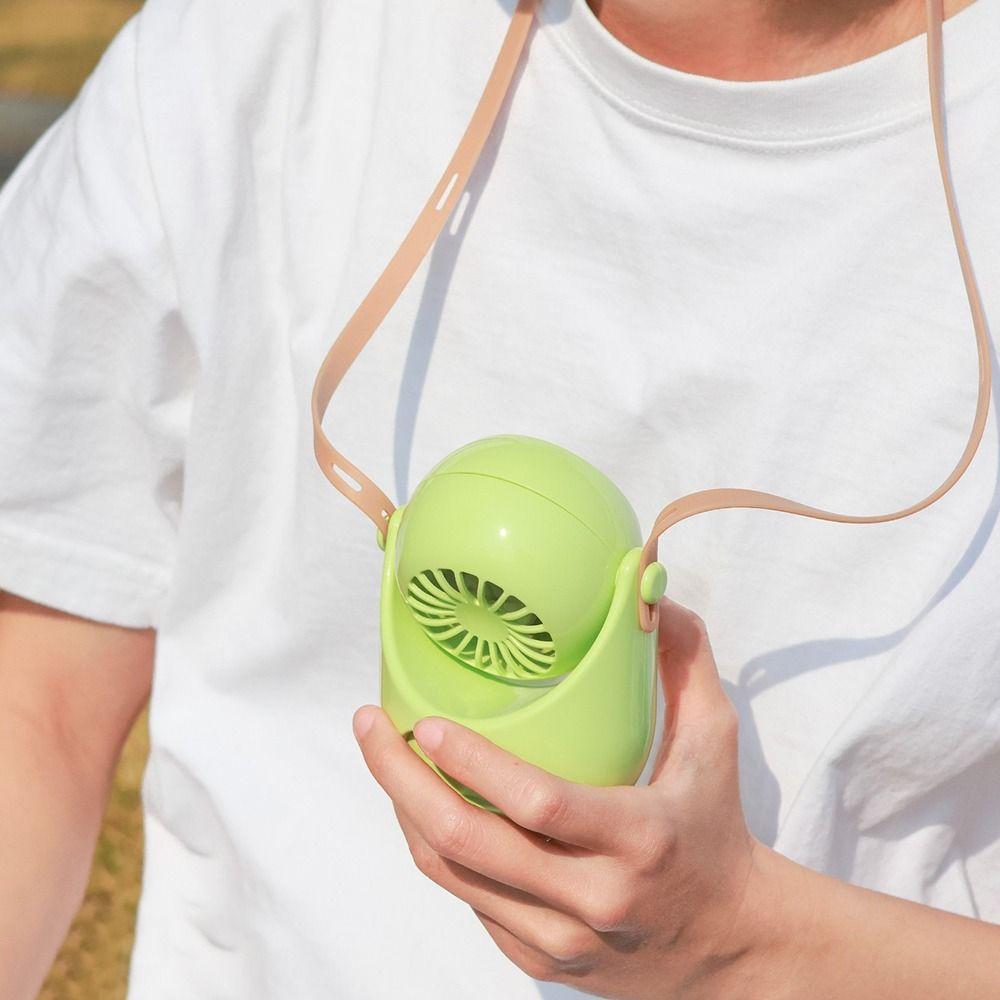Multicolor Neck Small Fan Portable Ultra-Quiet Fan Creative Handheld Turbo Fans  Gifts