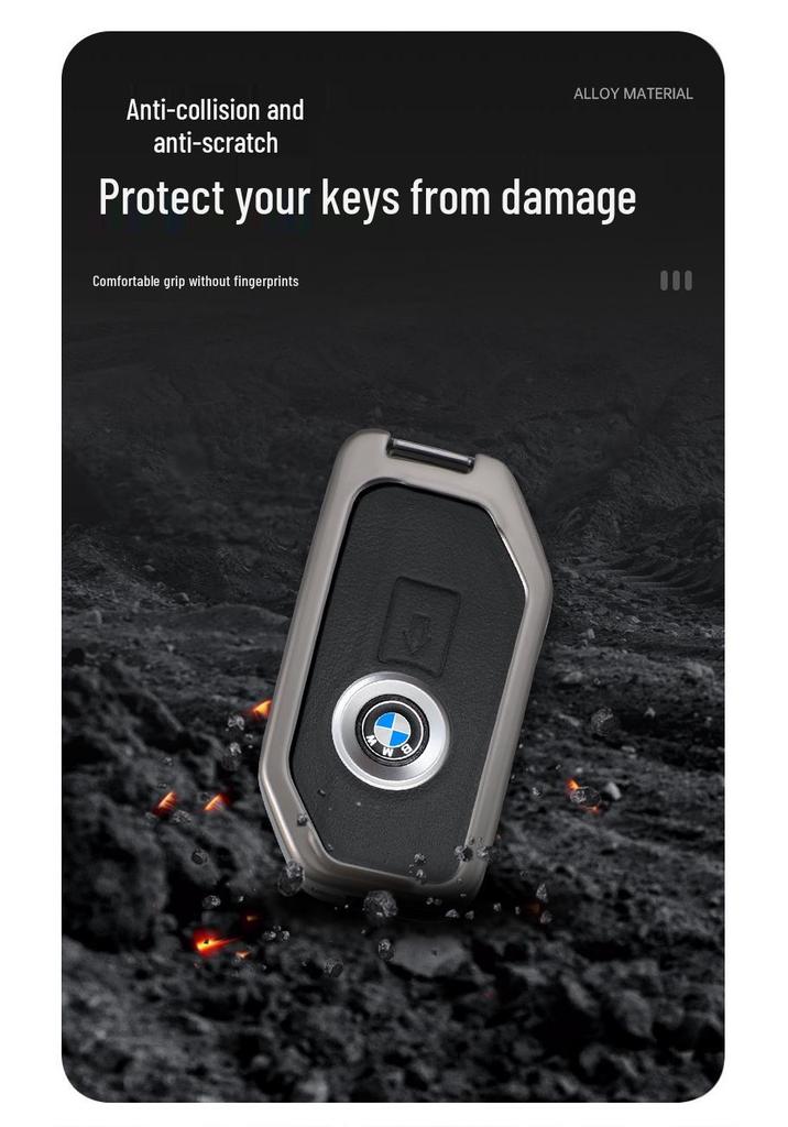 BMW Motorcycle Key Covers for R1250GS ADV, GS F850, C400GT, and 750GT Men's Key Cases
