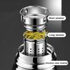 2000ML Vacuum Flasks Large Capacity 316 Stainless Steel Thermals Cup Portable Rope Thermos Water Bottle with Tea Infuser