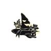 Black Cat Adorable Witch Hat Brooch Elegant Alloy Design For Spooky Looks Halloween
