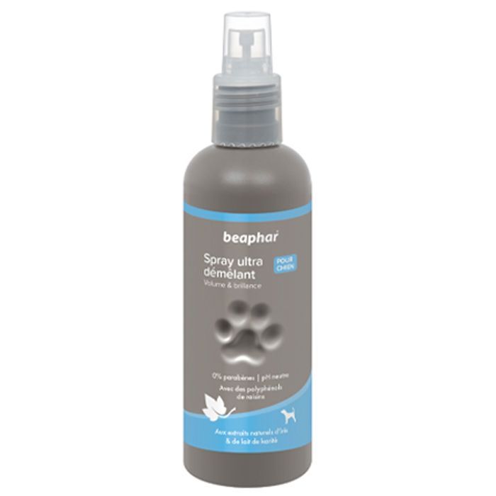 Spray Démêlant - BEAPHAR - Ultra-démêlant Premium - 200 Ml - Lait De Karité - Extraits D'iris