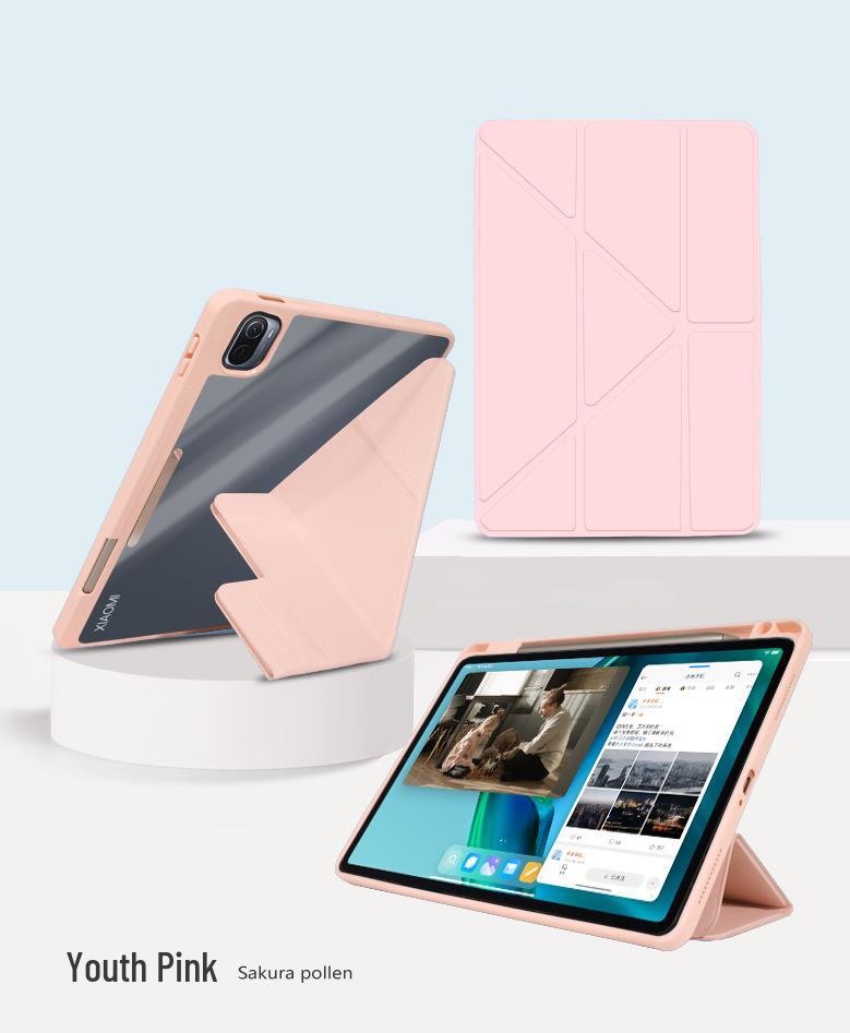 Xiaomi Pad 7S Pro 3+Y Falt-Hülle für Redmi Pad 11, 12,4"-Version - Dünn, Biegefest, Vielseitig