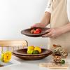 Fengzhi Walnut Wood Round Serving Tray