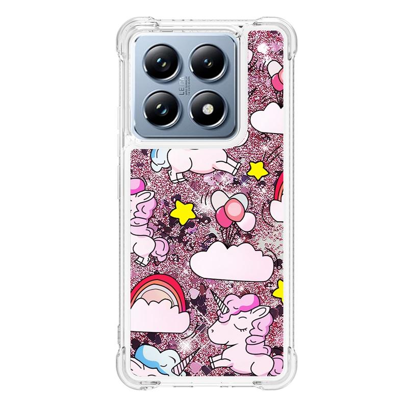 Coque 14T Pro sur Pour Fundas Xiaomi 14T Pro Coque Paillettes Bling Dynamique Liquide Pour Xiomi Xiaomi14T 14TPro Étuis de Téléphone Fundas