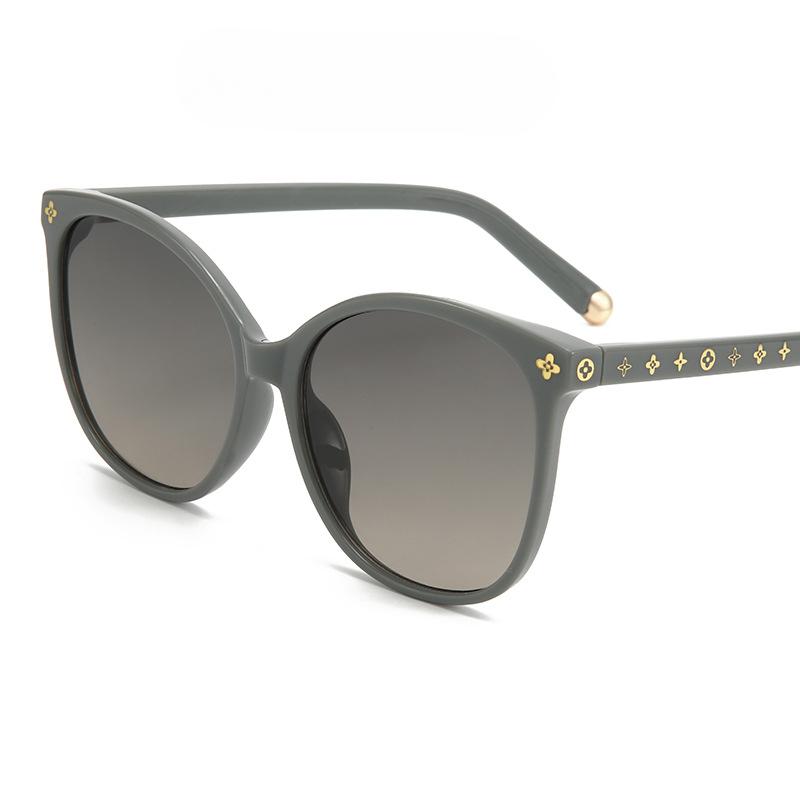 Ochelari de soare cu ramă mare de modă Ochelari de soare simpli cu ramă ochi de pisică Ochelari de soare cu personalitate feminină