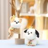 Plush Cute Bee Dog Keychain With Soft Short Fur Ideal Bag Accessories And Gifts