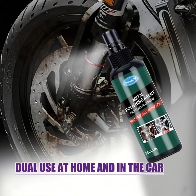 Fast Rust Removal and Anti-Corrosion Spray - Powerful Iron Powder Removal, Suitable for Safe Treatment of Metal, Chrome and Plastic Surface