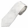 [Michiko London] Formal Wedding Bridal Tie, White, Brand (MKCP-02-W7, 7cm Wide, Checkered, White)