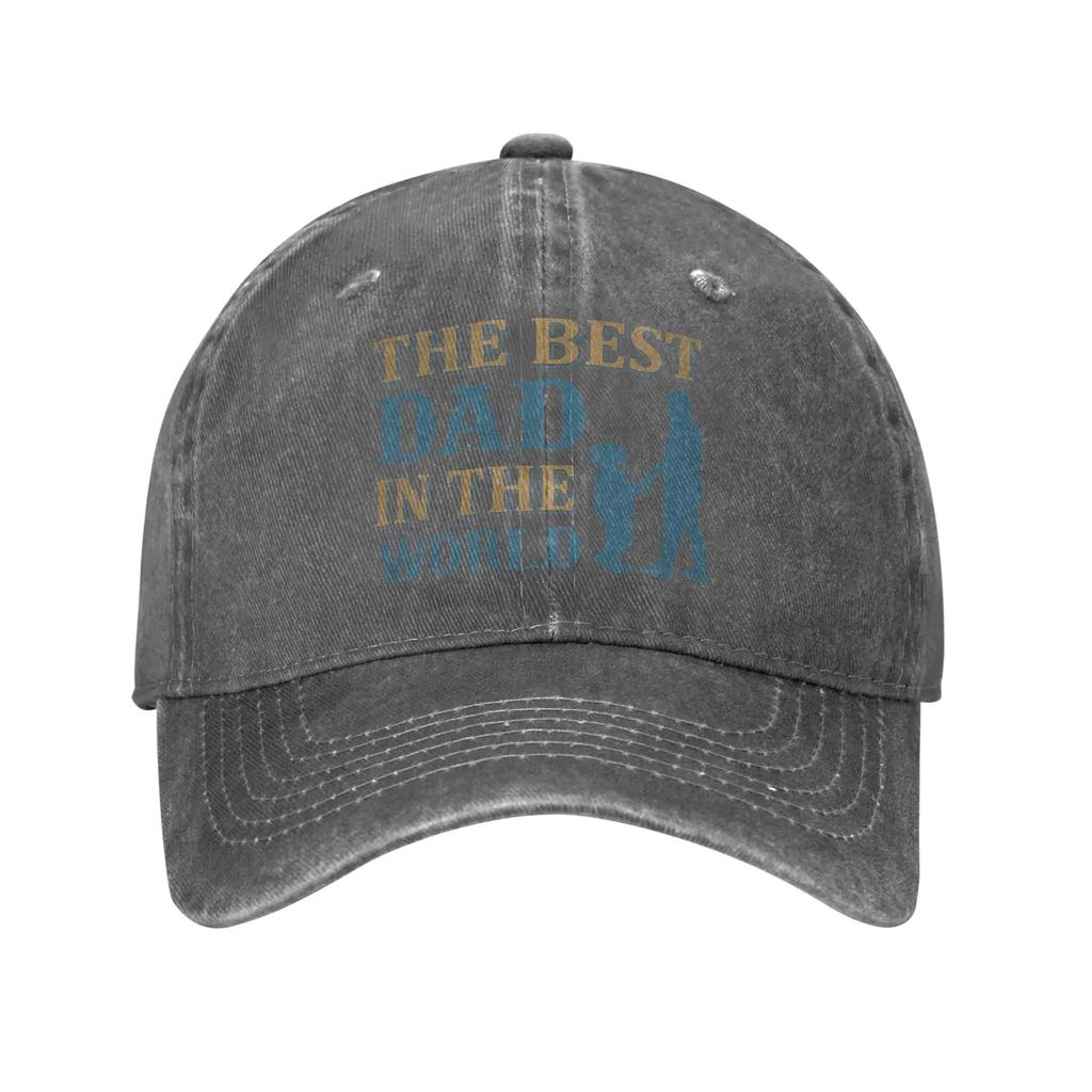 THE BEST DAD IN THE WORLD FATHERS DAY Sun Baseball Cap  Women Men Design Trucker  Summer Sports Hot Sale Baseball Caps