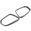 ABS plastic carbon fiber Car Rearview mirror rain eyebrow decorative frame Suitable for Toyota Tacoma/Alphard/Vellfire 2024+