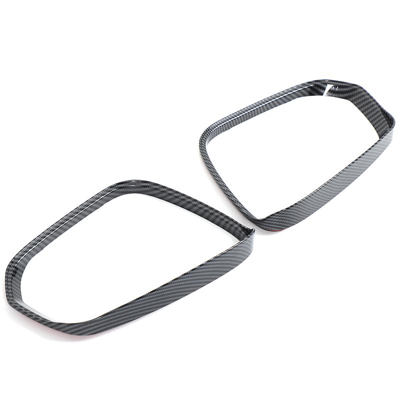 ABS plastic carbon fiber Car Rearview mirror rain eyebrow decorative frame Suitable for Toyota Tacoma/Alphard/Vellfire 2024+