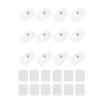 12pcs Smooth Rotation Self Adhesive Caster Wheels Black Slider Rollers Mini Swivel Wheels  Air Fryer