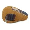 Newsboy Cap Retro Style Adjustable Fit Beret Hat Splicing Design Soft Breathable Sun Protection Hat Daily Wear
