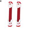 2Pcs Christmas Refrigerator Door Handle Cover Durable Washable Reusable Handle Cover for Festive Decoration