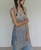 Hocus Pocus Sheer Layered Dress / Cool Gray