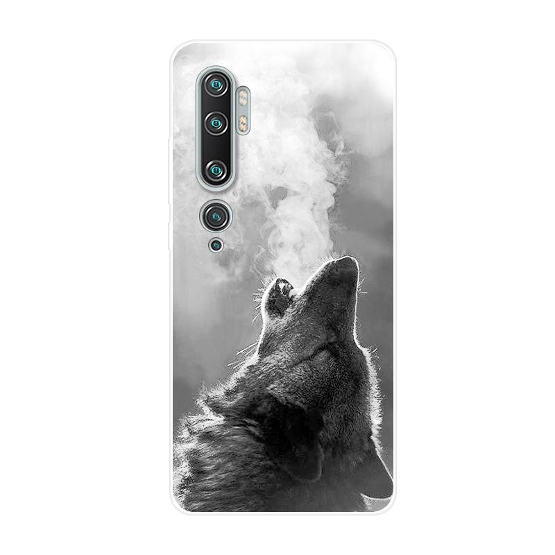 For Xiaomi Mi Note 10 Case Soft Silicone Back Cover Phone Case on For Xiaomi Redmi Note 10 Pro Coque For Xiomi Mi Note10 Pro