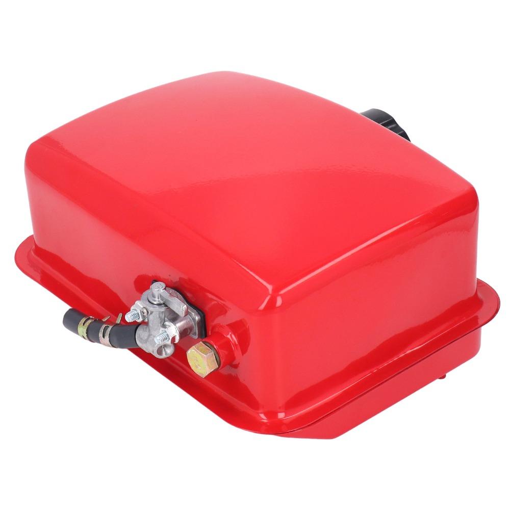 Iron Diesel Fuel Tank Red Portable Diesel Tank Durable Fuel Tank Assembly for 186F 188F 192F 195F