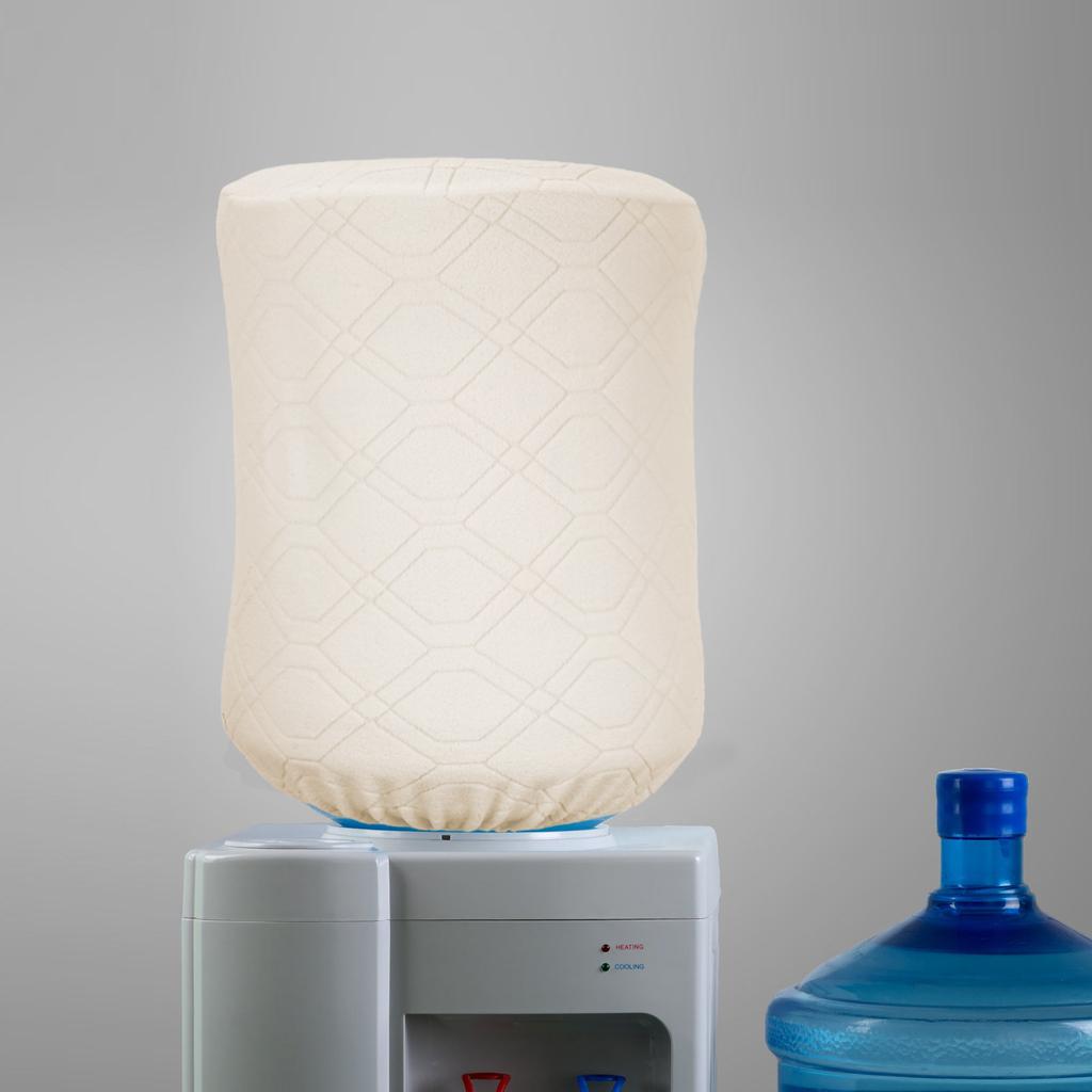Reusable Elastic Water Dispenser Bucket Cover - High-Stretch Fabric Gallon Jug Sleeve for Dust Protection Freshness Safety