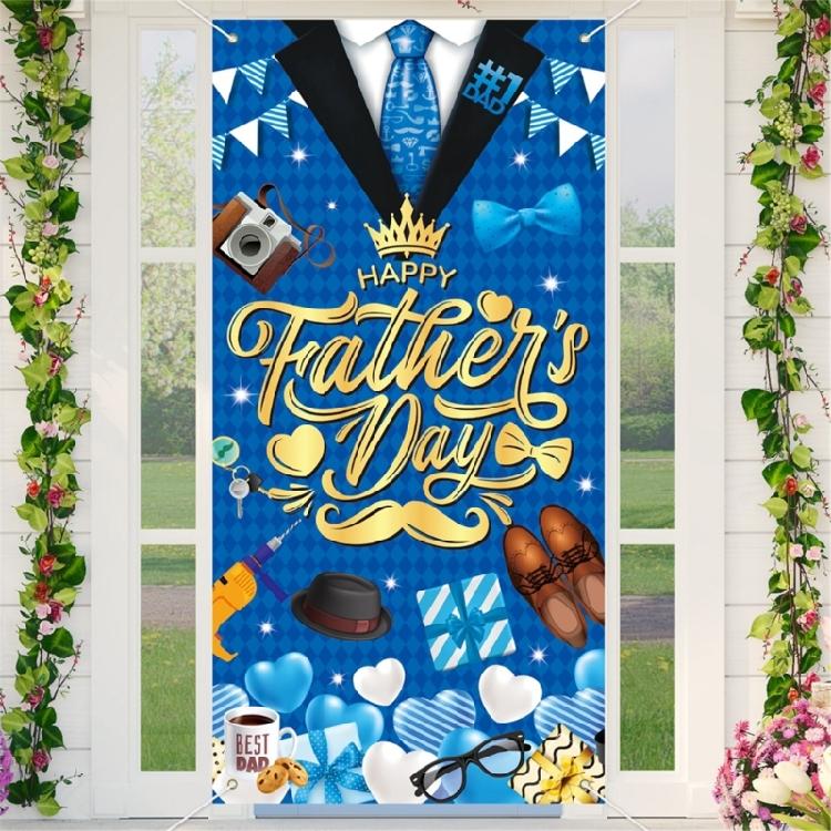 Customizable Father's Day Celebration Decoration With Bright Color Large Backdrop Banners Accessories