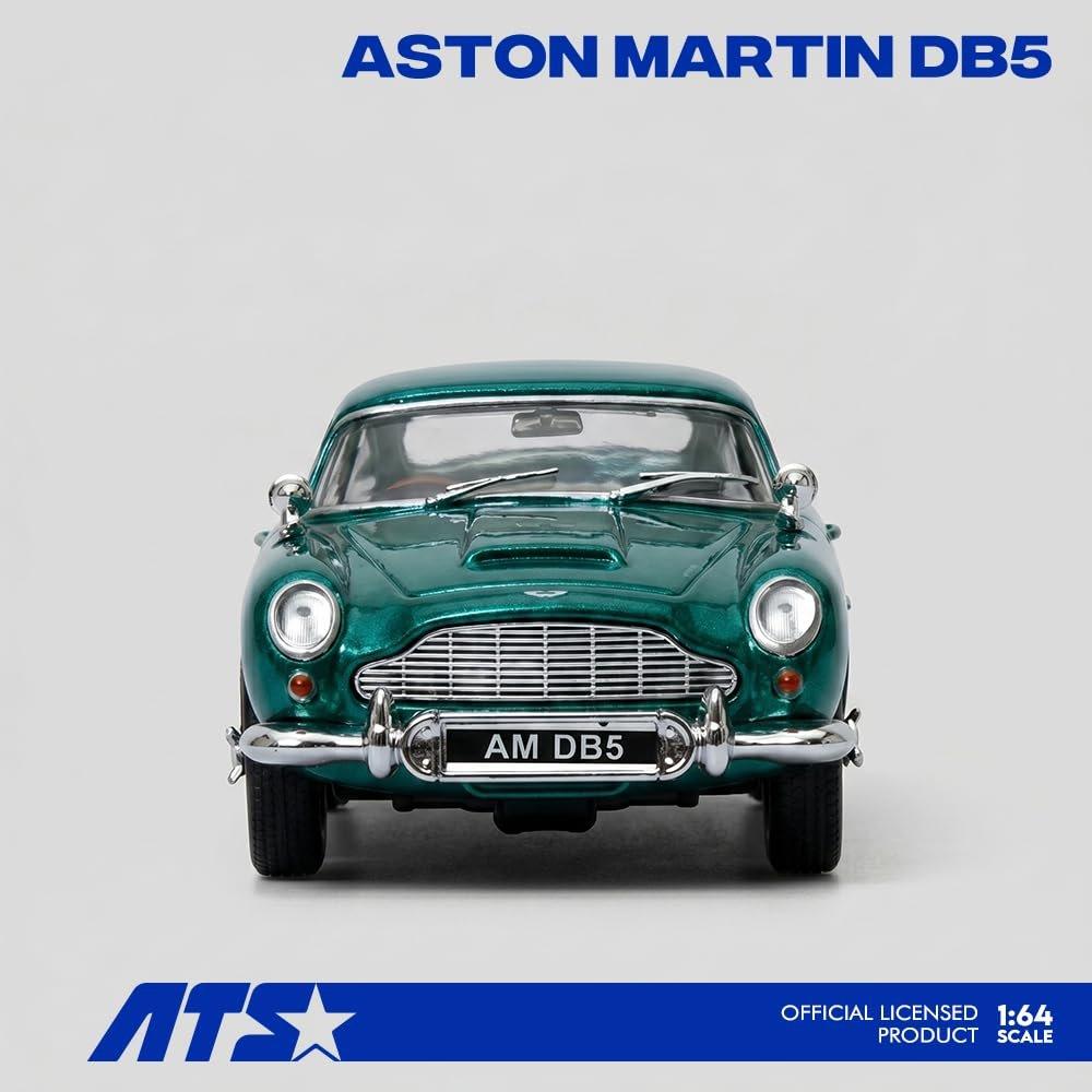 ATS-MODELS 1/64 Aston Martin DB5 Racing Green Diecast Miniature Model Car ATS881201