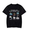 Fishing Things I Do in My Spare Time Shirt Fish Graphic Clothes Unisex Unisex Tshirts Classic T Shirts Tee Tshirts Homme Clothing
