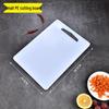 Thickened Non-Slip White PE Plastic Cutting Board - Mold-Proof, Large Rectangular Surface for Vegetables