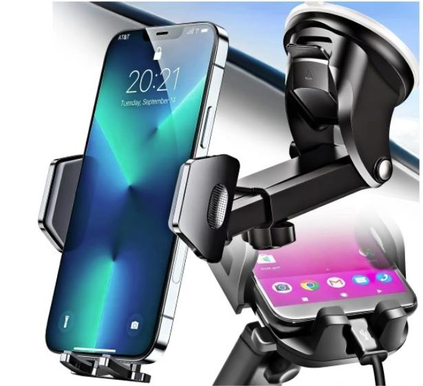 Car Phone Holder For Cockpit Windshield Length Adjustment U1